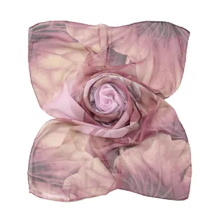 【Sukie】雪紡紗絲巾 印花絲巾/荷塘月色印花50X150雪紡紗絲巾 圍巾(6色任選)