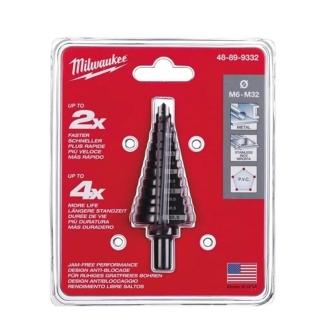 【Milwaukee 美沃奇】階梯鑽頭M6-M32(48-89-9332)