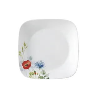 【CORELLE 康寧餐具】花漾彩繪方形8吋平盤(2211)