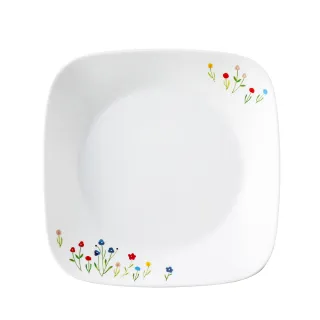 【CORELLE 康寧餐具】春漾花朵6吋方形餐盤(2206)