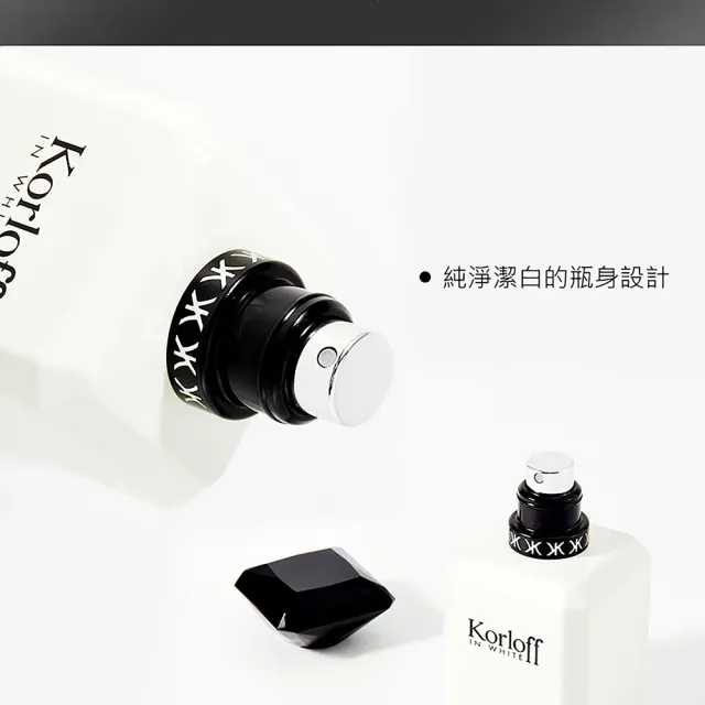 【Korloff PARIS】白鑽神話男性淡香水 50ml(專櫃公司貨)