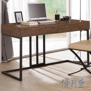 【優利亞-艾德胡桃】4尺書桌