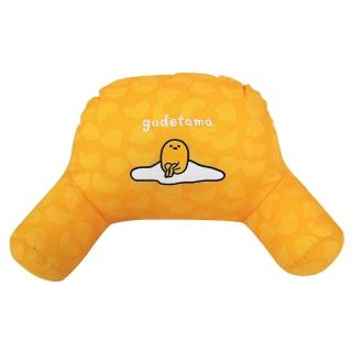 【享夢城堡】汽車辦公室護腰靠墊(蛋黃哥gudetama 不想動-黃)