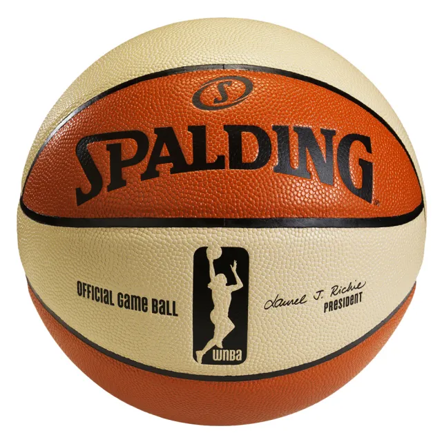 【SPALDING】斯伯丁 WNBA 6片式比賽用球 籃球 6號(美國WNBA女子職業籃賽指定用球)