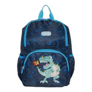 【IMPACT 怡寶】異想恐龍後揹包-深藍 IMQ0003NY(★可裝A4書本 適合幼稚園上學使用★)