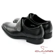 【CUMAR】輕量舒適真皮魔術帶紳士鞋(黑色)