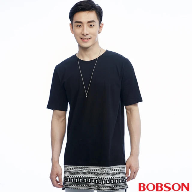 BOBSON 男款長版造型上衣(26031-88)