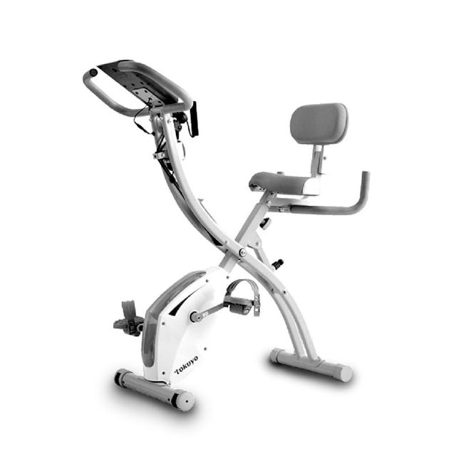 【tokuyo】TRX俏折健身車 TB-199W(結合拉繩 同時雕塑身型)