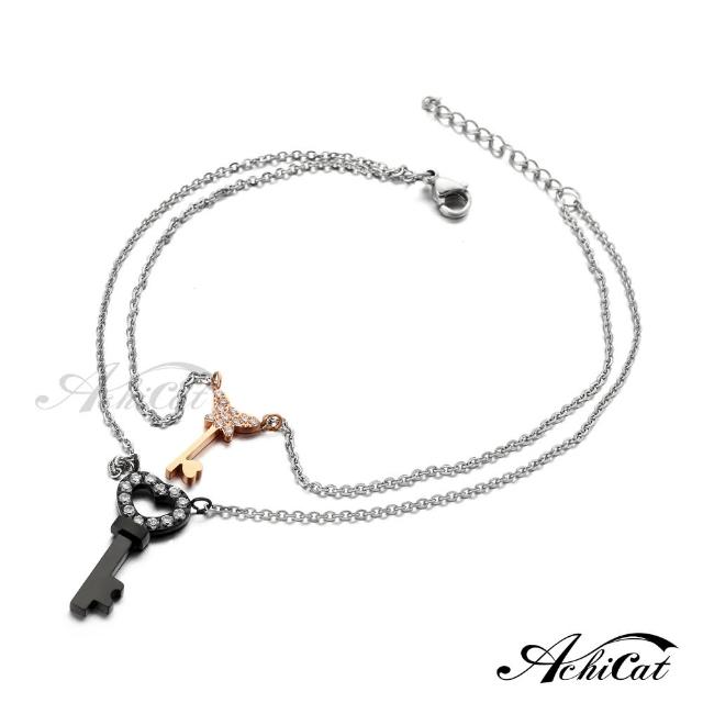 【AchiCat】女腳鍊．雙鍊式．銀色．腳鏈(新年禮物)