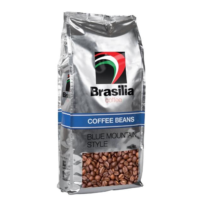 【Brasilia 巴西里亞】澳洲藍山風味咖啡豆1包(500g/包)