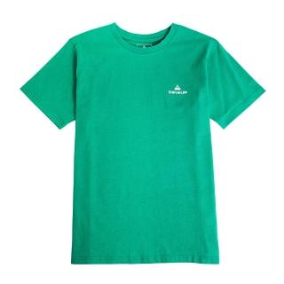 【DeveUP】『DeveUP』棉質圓領LOGO-TEE(產品編號 : D01428 碧波綠)