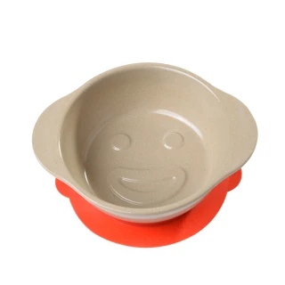 【美國Husk’s ware】稻殼天然無毒環保兒童微笑餐碗(紅色)