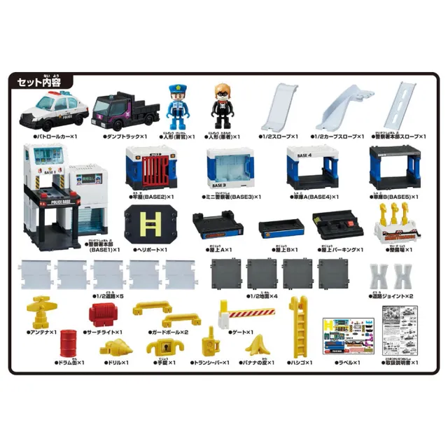 【TOMICA】交通世界  新城鎮 警察基地(小汽車 場景)