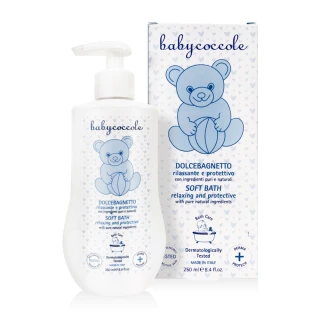 【Babycoccole 寶貝可可麗】保濕泡泡沐浴露 250ml(義大利製造原裝進口)