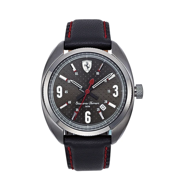 【FERRARI】Formula Sportiva經典黑面時尚腕錶(0830238)