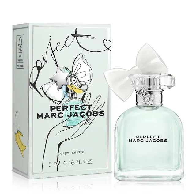 【MARC JACOBS 馬克賈伯】組合-Perfect 女性淡香水小香5ml(專櫃公司貨)