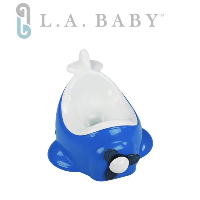 【L A BABY 美國加州貝比】幼兒學習便器-飛機造型(二款顏色-藍.紅)