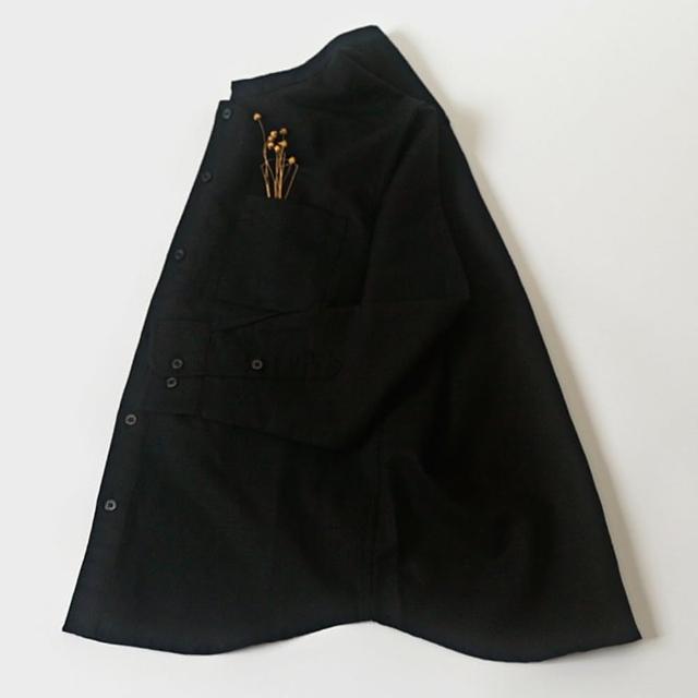 【米蘭精品】現貨+預購 亞麻襯衫長袖上衣(透氣舒適立領男裝4色74ew47)