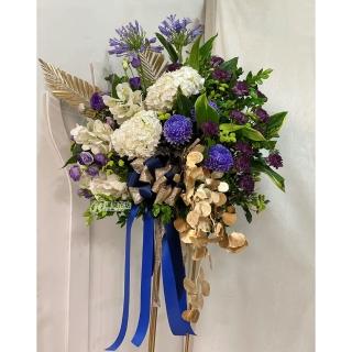 【偉盛花坊】金典造型花籃一個(開幕．喬遷． 祝賀．頒獎典禮．新品上市發表．演講)