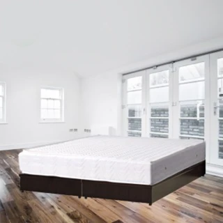 【品生活】經典二件式房間組2色可選-單人加大3.5尺(床墊+床底)