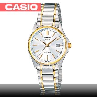 【CASIO 卡西歐】氣質簡約淑女錶款 丁字面不鏽鋼 石英女錶(LTP-1183G)