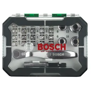 【BOSCH 博世】26件式棘輪起子頭組