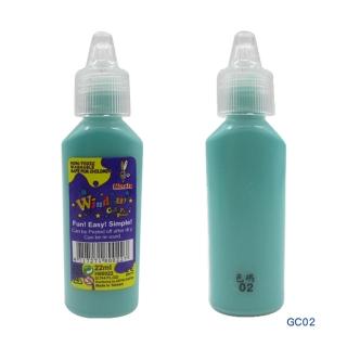 【愛玩色創意館】愛玩色 兒童無毒彩繪玻璃貼- 彩膠筆 22 ML - 色號 02 單支(臺灣製)