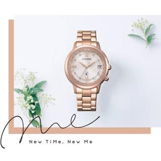 【CITIZEN 星辰】xC 廣告限定款五局 電波對時 時尚女錶 手錶(CB1132-51W)