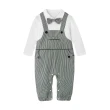 【baby童衣】連身衣 假兩件領結條紋吊帶爬服 60310(共1色)