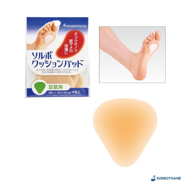 【SORBOTHANE】日本舒宜保 SORBO 足底保護貼1入(4枚/入)(保護貼)