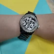 【GOTO】精艷豹點潮流時尚陶瓷手錶-白x黑/38mm(GC7158B-33-221)