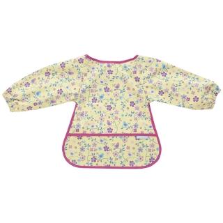 【JoJo Maman BeBe】長袖圍兜/喫飯衣 黃色花園(JJSBL-04)