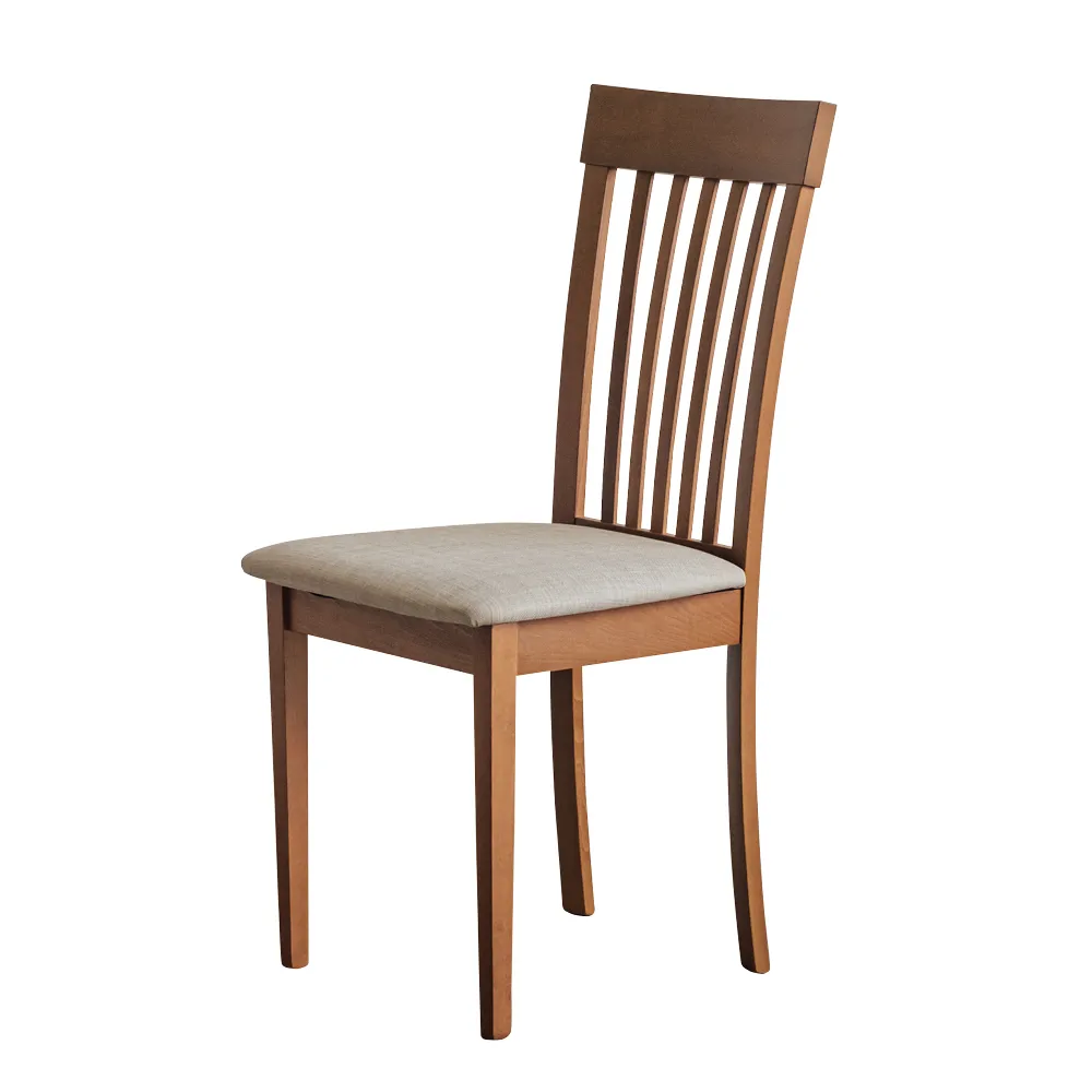 【RICHOME】簡約質感實木餐椅/休閒椅/木椅/化妝椅(2入組 多款可選)