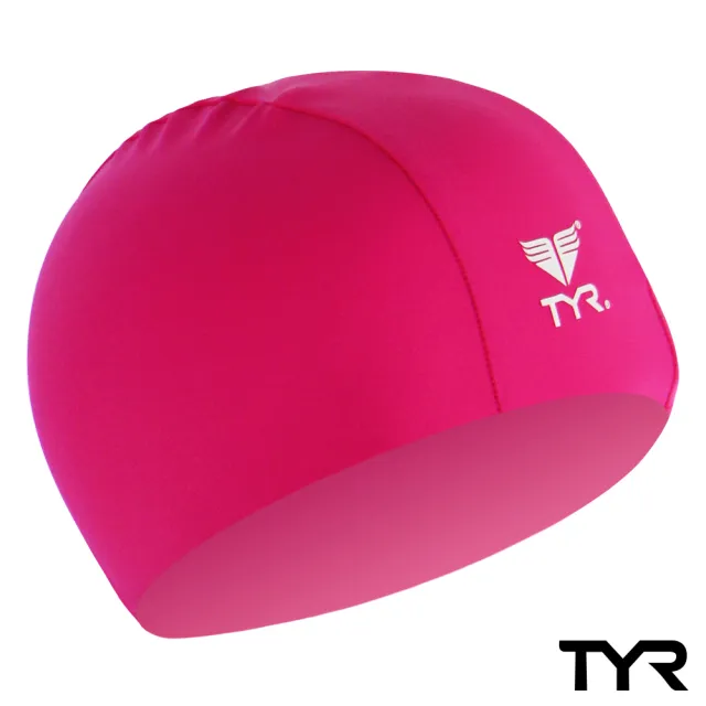 【美國TYR】泳帽 萊卡 成人 Lycra Swim Cap Pink(台灣總代理)