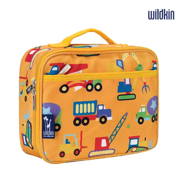 【美國Wildkin】保冰保溫袋/萬用袋(33110怪手卡車)