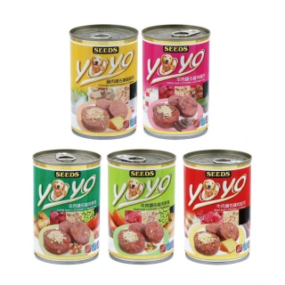 【Seeds 聖萊西】YOYO 愛犬機能餐罐 375g*48罐組(狗罐/犬罐/狗罐 全齡適用 機能添加)