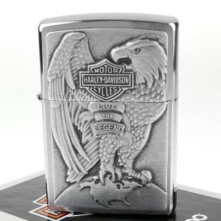 【Zippo】美系~哈雷~Harley-Davidson 老鷹貼飾