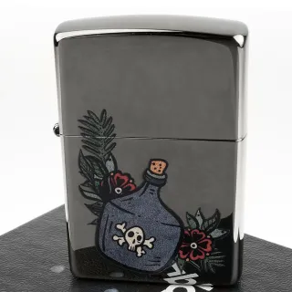 【Zippo】美系~Moonshine Jug-月光酒壺圖案設計打火機