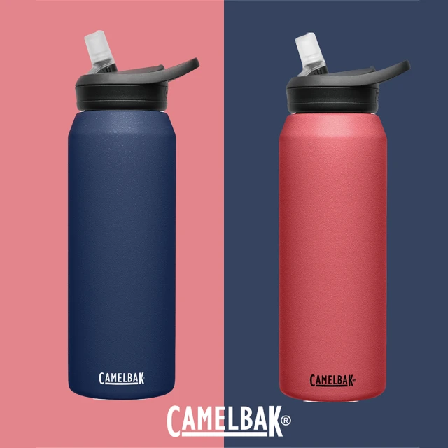 CAMELBAK 1000ml eddy+ 多水吸管式不鏽鋼水瓶(保溫保冰)