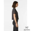 【Arcteryx 始祖鳥官方直營】女 Taema Crop 快乾短袖圓領衫(黑)