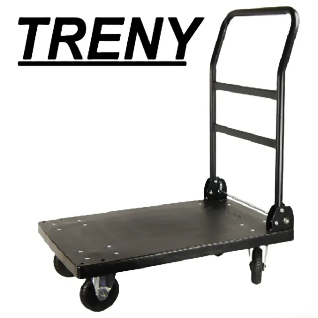 【TRENY】台製塑鋼手推車-重型-300kg .(4939)