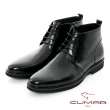 【CUMAR】輕量舒適真皮男士短靴(黑色)