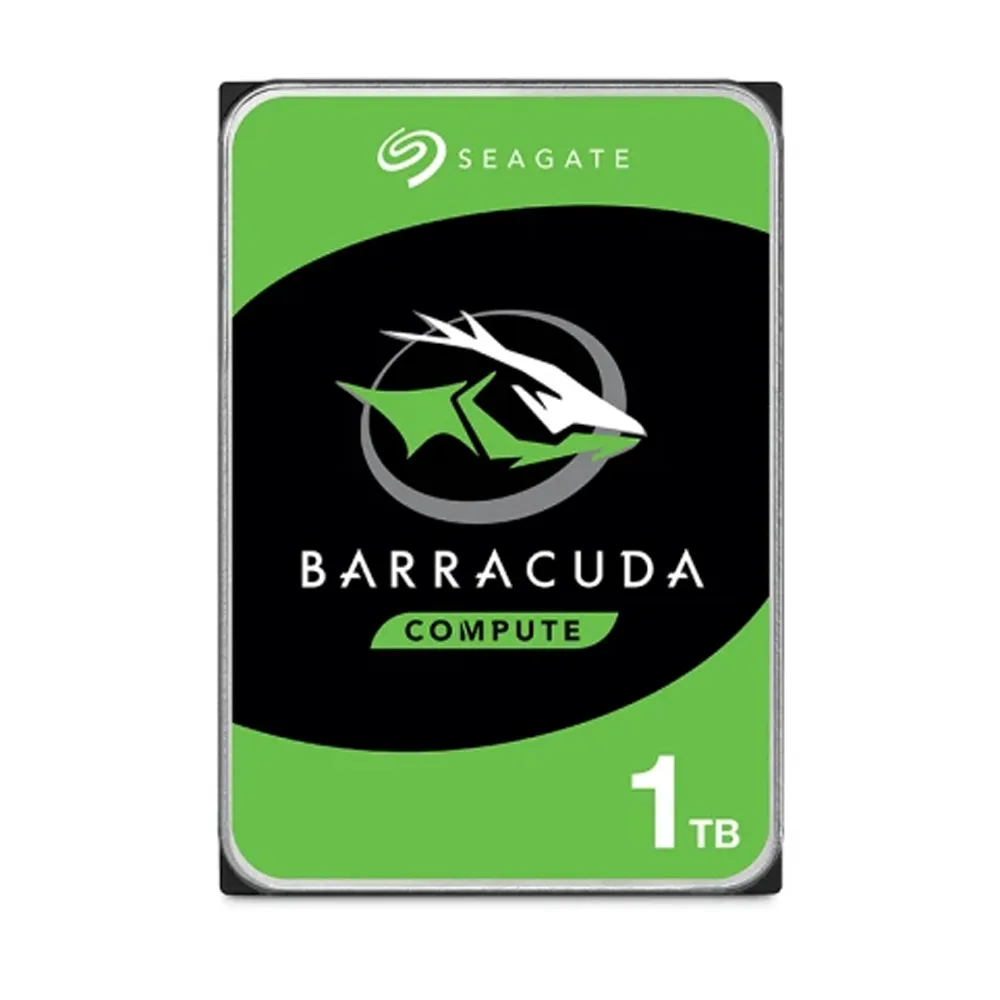 【SEAGATE 希捷】BarraCuda 1TB 3.5吋 7200轉 64MB 桌上型內接硬碟(ST1000DM010)
