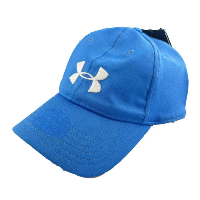 UNDER ARMOUR 後可調藍色仿布帽棒球帽(1351413436)