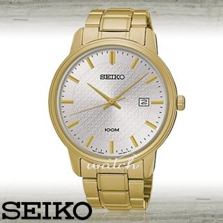 【SEIKO 精工】平價時尚 不鏽鋼錶帶 按壓式折疊錶扣 防水 日期顯示 男錶(SUR198P1)