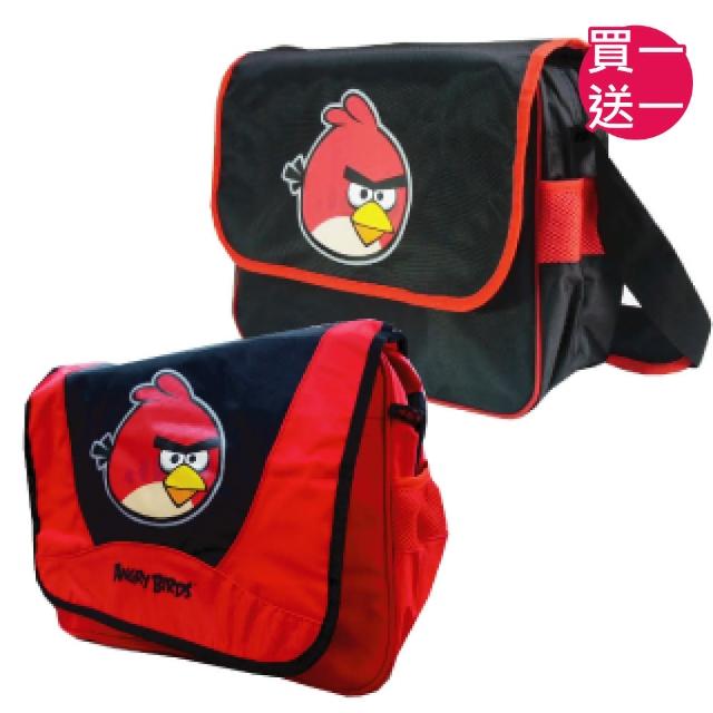 【imitu 米圖】Angry Birds 憤怒鳥 休閒側背包(買一送一)