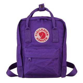 【Fjallraven】瑞典北極狐 Kanken Mine瑞典後背包/空肯包/方型後背包(迷你/深紫色)