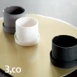 【3 co】水波蓋杯 - 白(2件式)