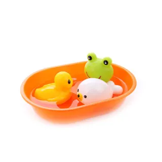【Toyroyal 樂雅】快樂洗澡組-小(樂雅、娃娃城、貝親、洗澡玩具、戲水玩具)