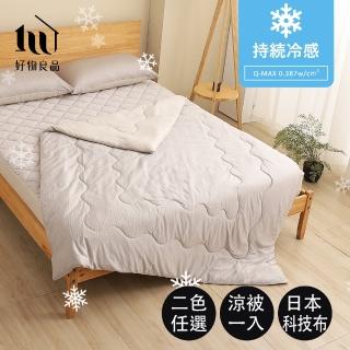 【好物良品】涼被單入 日本極值冷感科技床包床墊-雙人通用款(冷感科技 涼感床墊 夏季被 涼被 夏季睡眠)
